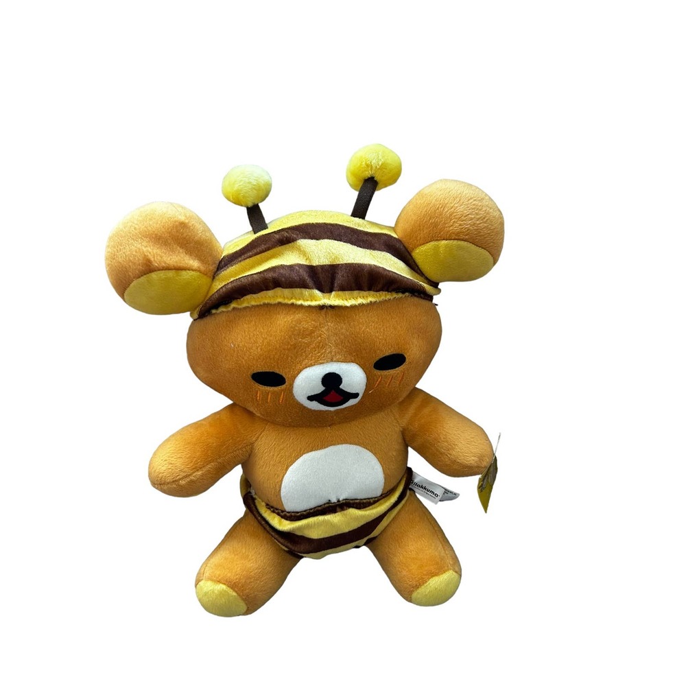 Rilakkuma Meets Honey Bee Plush Large Bear Bee 16” Stuffed Toy‎ Round 1 NWT